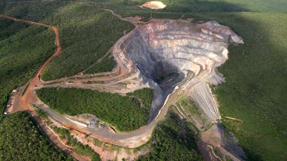 Brazil Iron's mine in Bahia