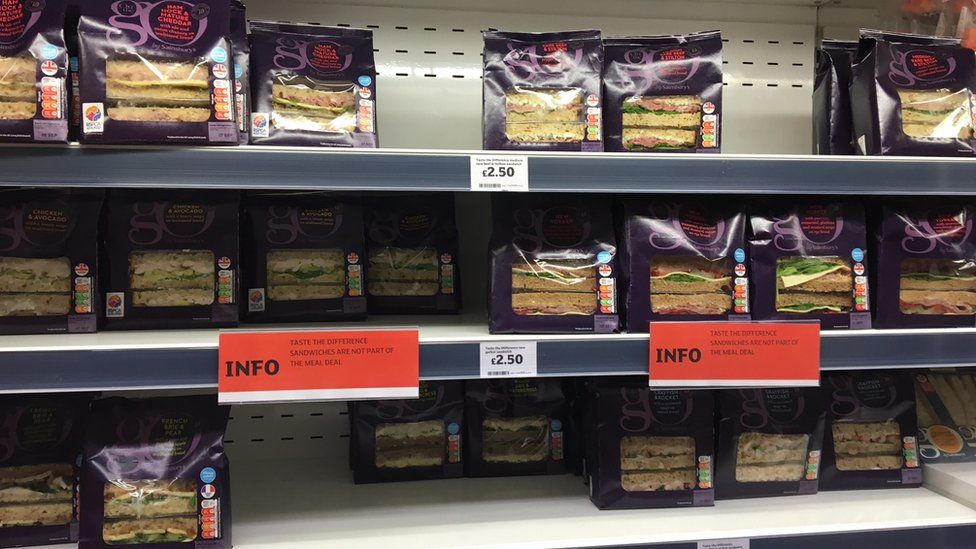 Sainsbury's sandwiches