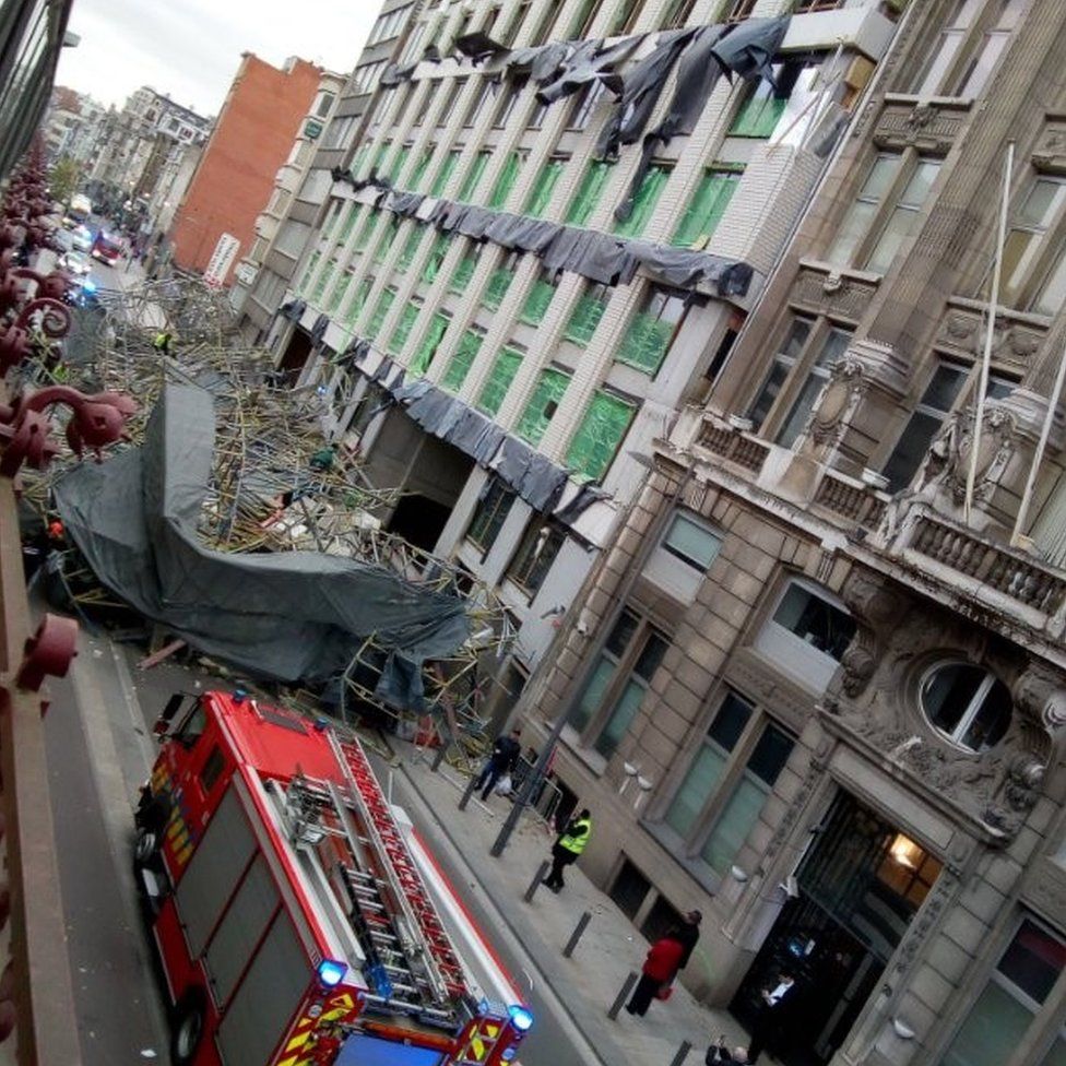 Antwerp scaffolding collapse