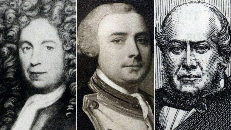 John Earle, Sir Thomas Johnson and Sir John Gladstone