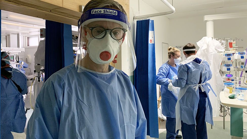 Covid We Are Hanging By A Thread Hospital Doctor Bbc News
