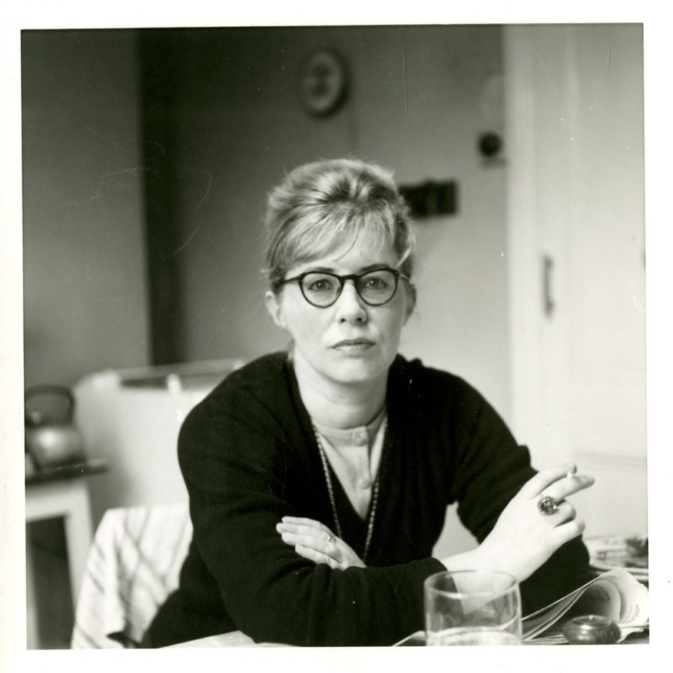 Philip Larkin's photograph of Monica Jones