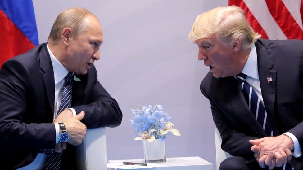 Vladimir Putin and Donald Trump