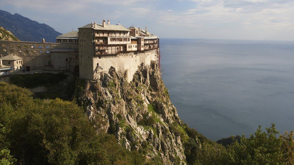 Simonos Petras monastery on Mount Athos
