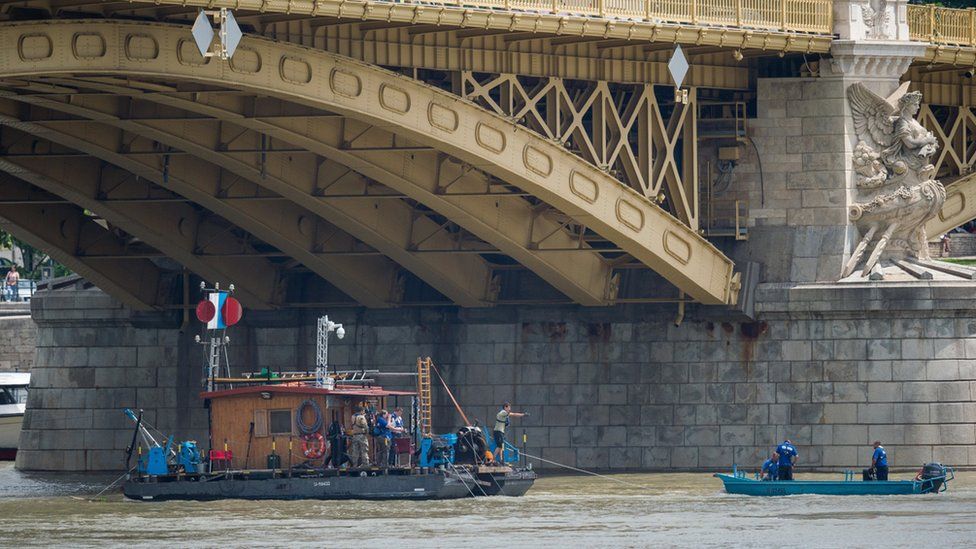 Rescuers on Danube