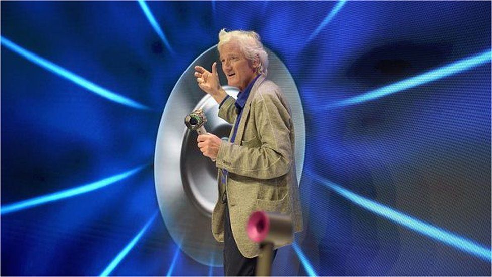Sir James Dyson launching the Dyson Supersonic Hair Dryer