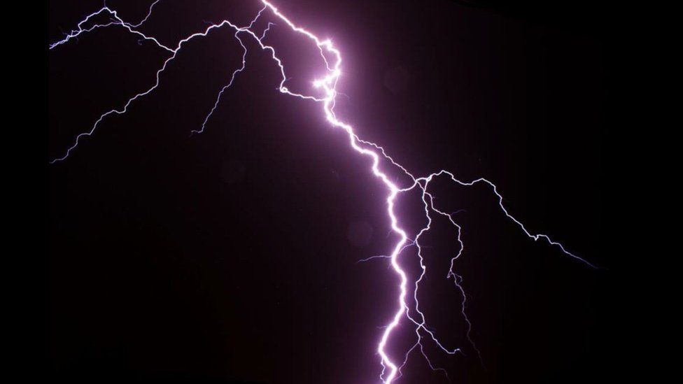 Stock image of lightning