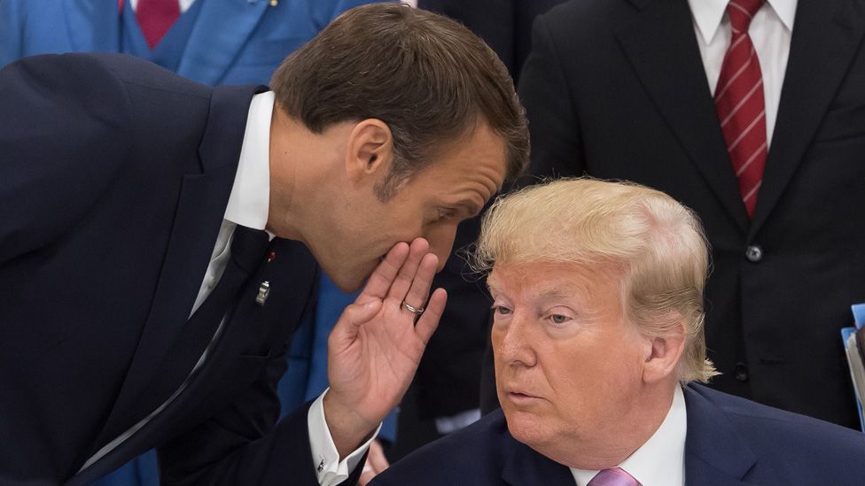 French president Emmanuel Macron and US president Donald Trump at the G20 summit