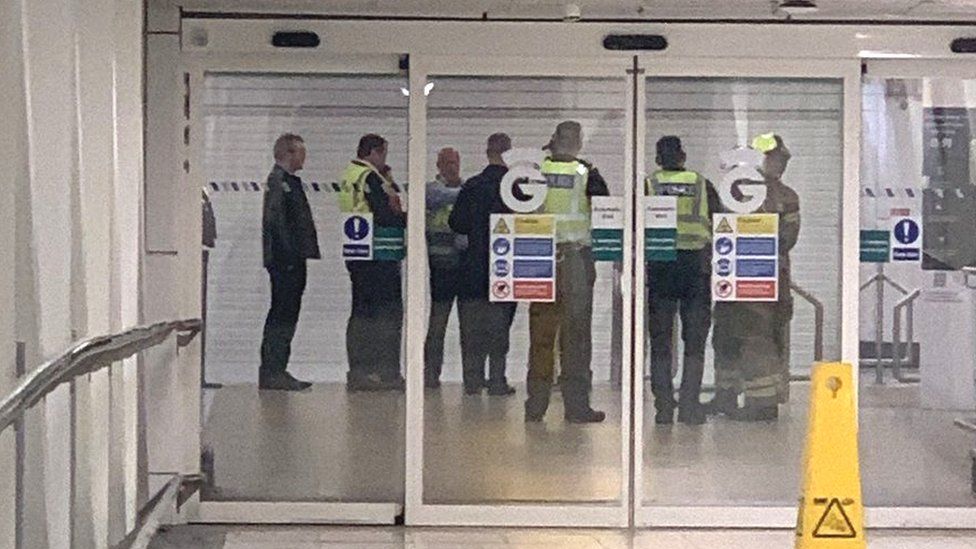 Police at Glasgow Airport