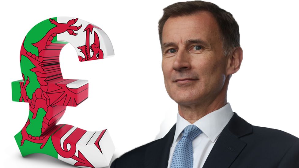 Jeremy Hunt and money graphic