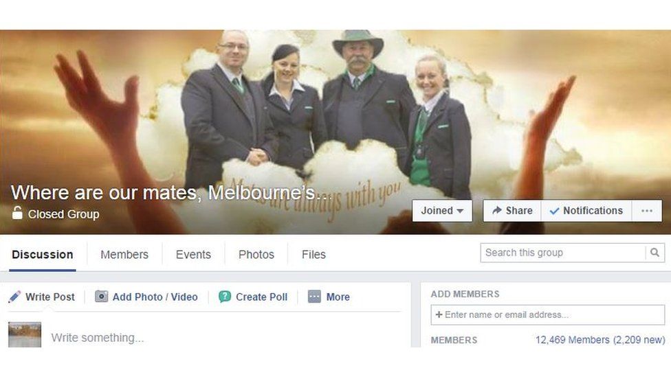 Header for Where are our mates Facebook page