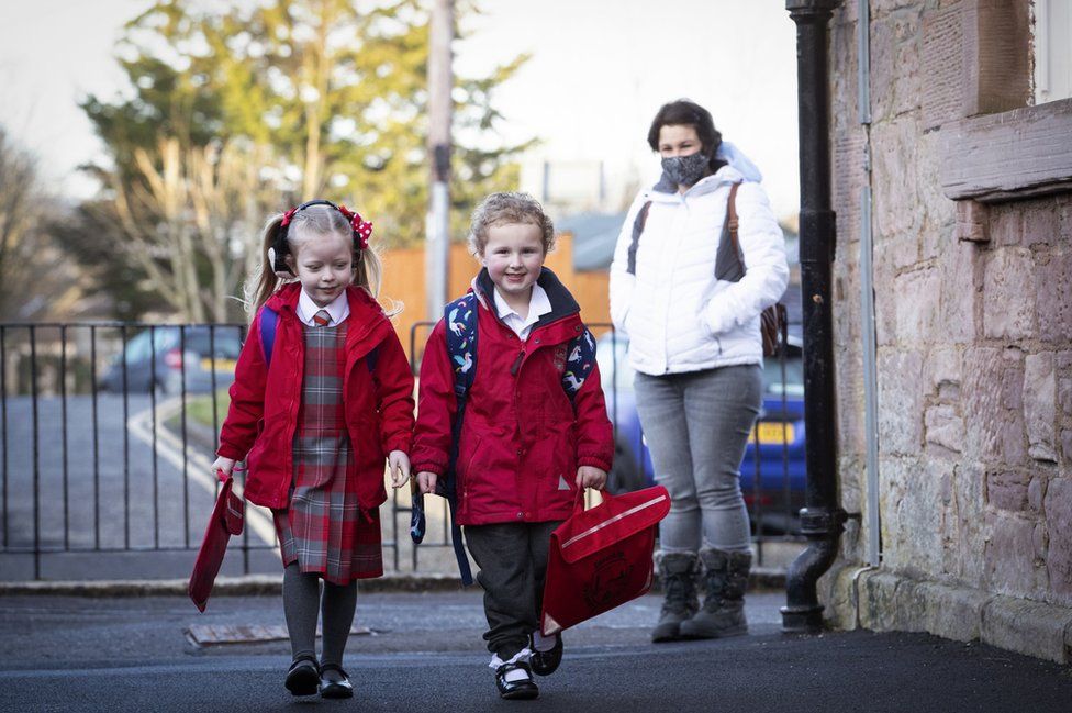 Covid In Scotland Youngest Pupils Return As Schools Reopen c News