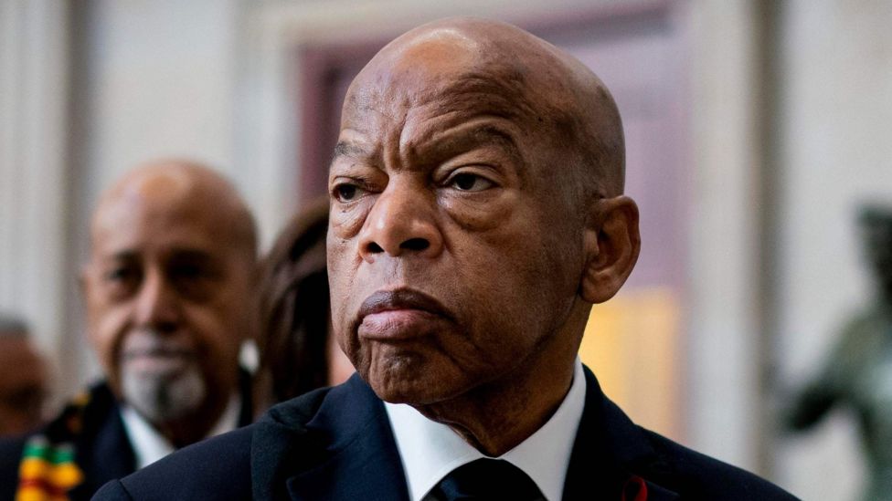 John Lewis US presidents join tributes to civil rights icon BBC News