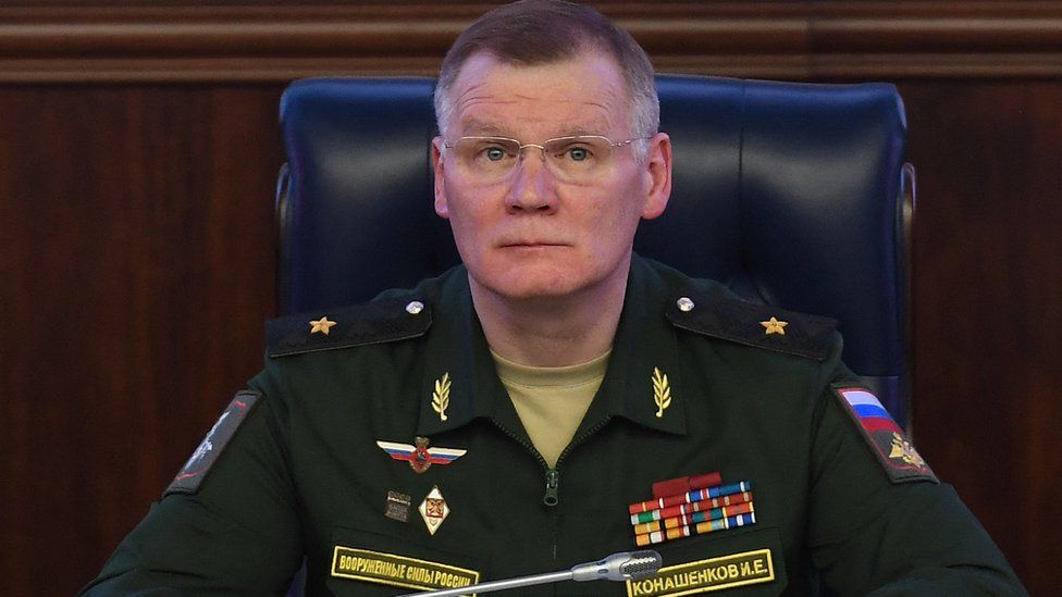 File image of Russian military spokesman Igor Konashenkov