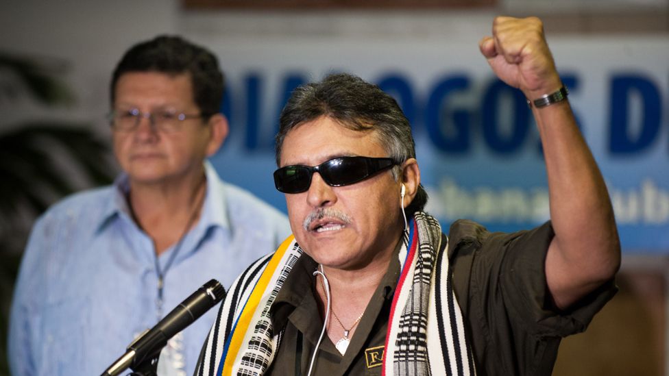 File photo of Jesús Santrich from 2013