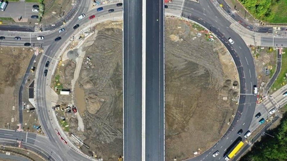 Testo s roundabout closes for weekend to install A19 flyover BBC