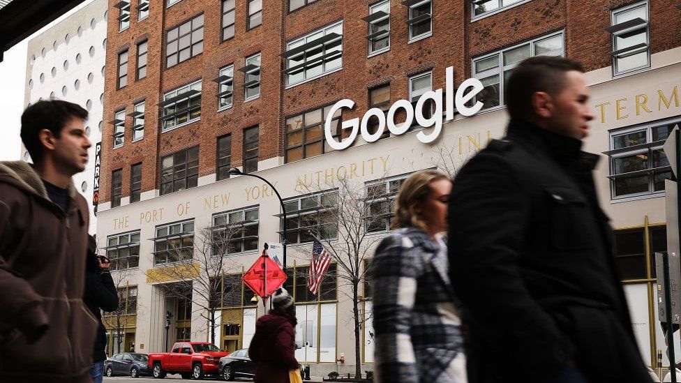 Google's New York office in lower Manhattan.