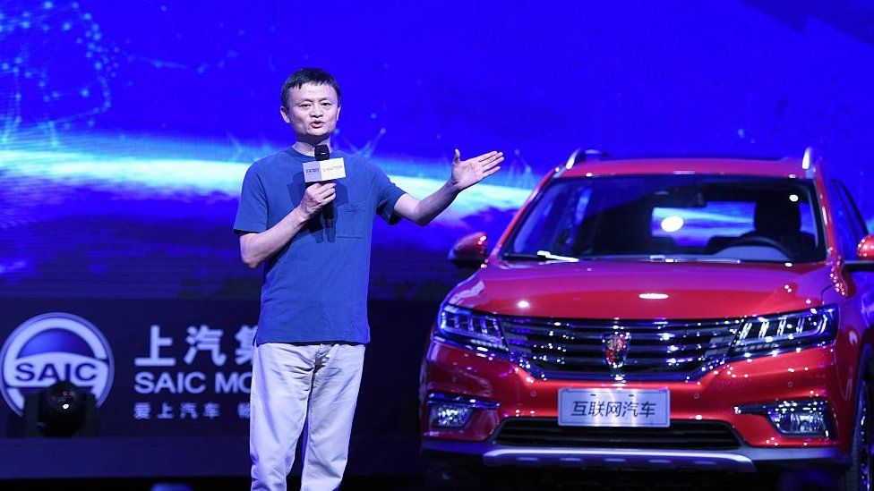 Jack Ma launches Roewe RX5