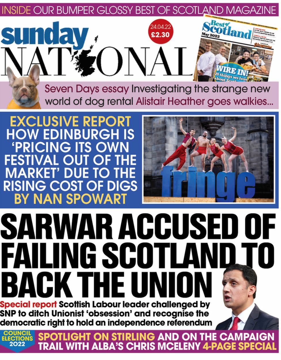 Scotland's Papers: Patient's 'four-day A&E Wait' And Energy Price Row ...