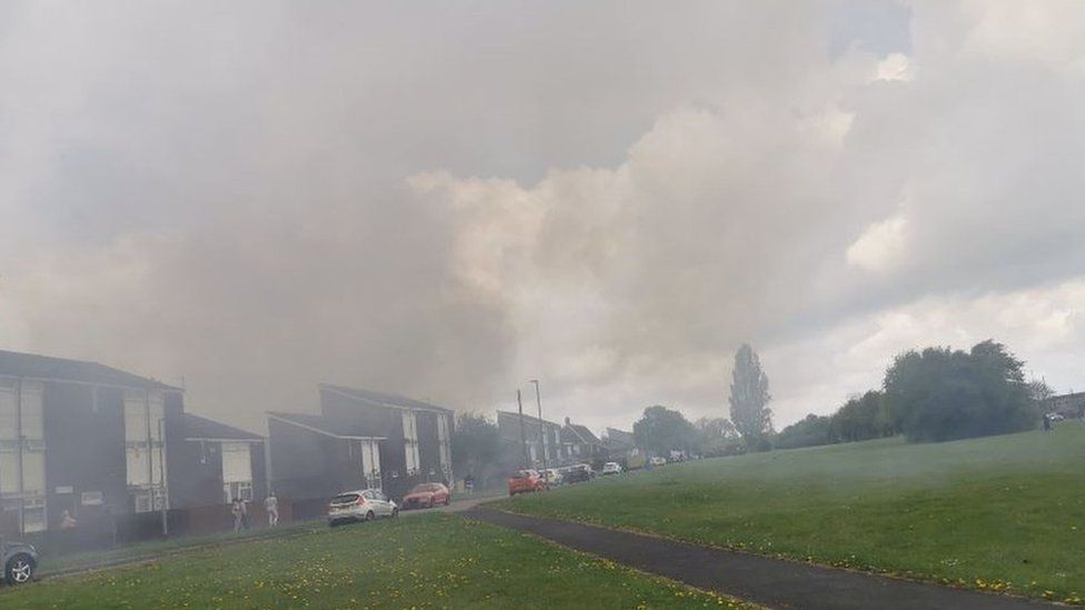 bransholme blaze rips through houses on hull street bbc news