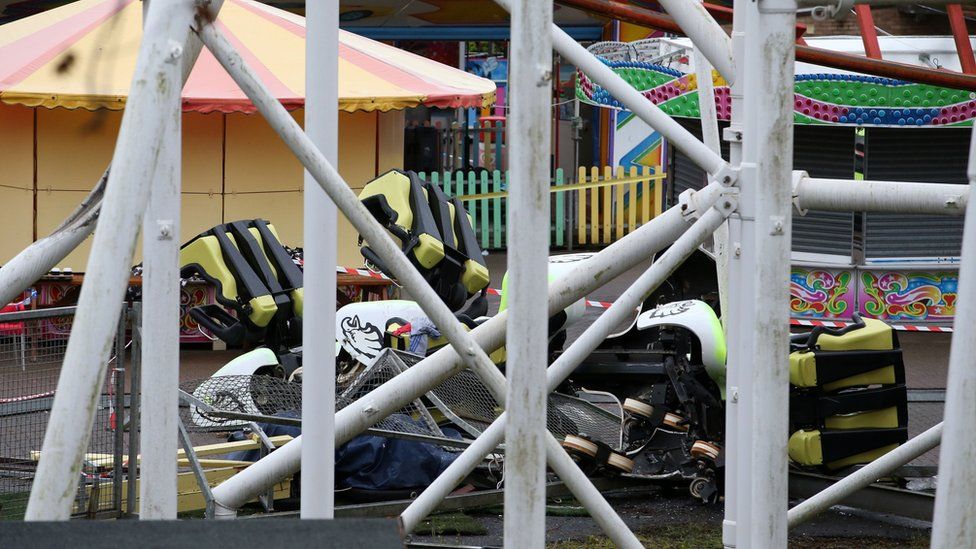 M D s rollercoaster crash Park sorry over fear advert BBC News