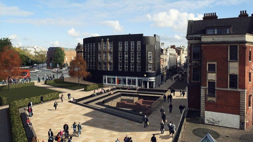Artist impression of The Beverley Gate