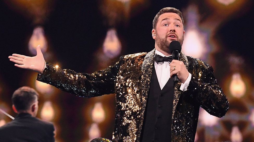 Jason Manford on stage at The Big Night of Musicals