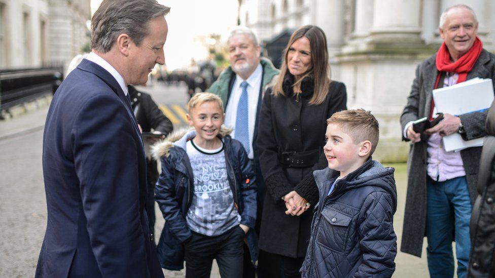 Archie Hill, 10, met David Cameron at 10 Downing St as part of the campaign to recommend the drug ataluren