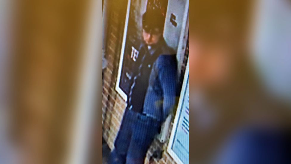 CCTV image of a person British Transport Police would like to trace