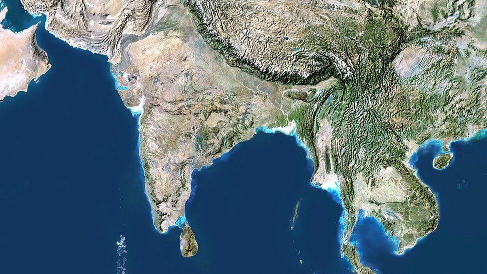 Satellite View Of India India To Ban Unofficial Maps And Satellite Photos - Bbc News