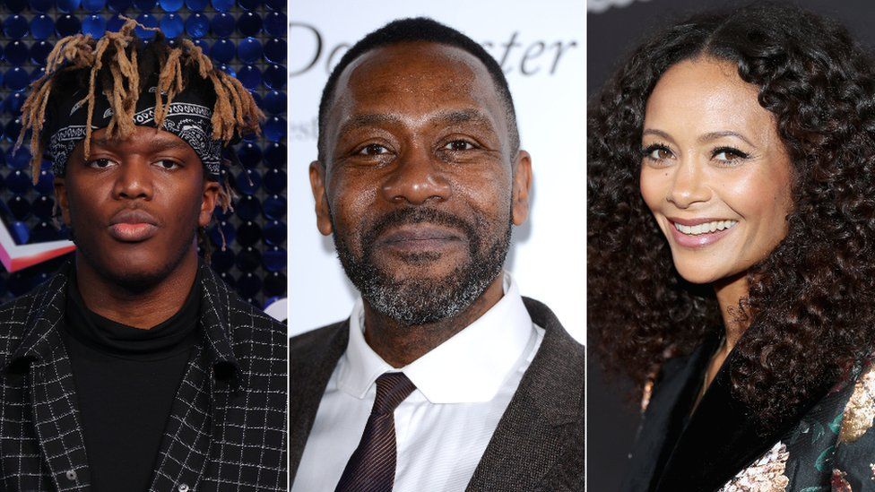 KSI, Lenny Henry and Thandie Newton