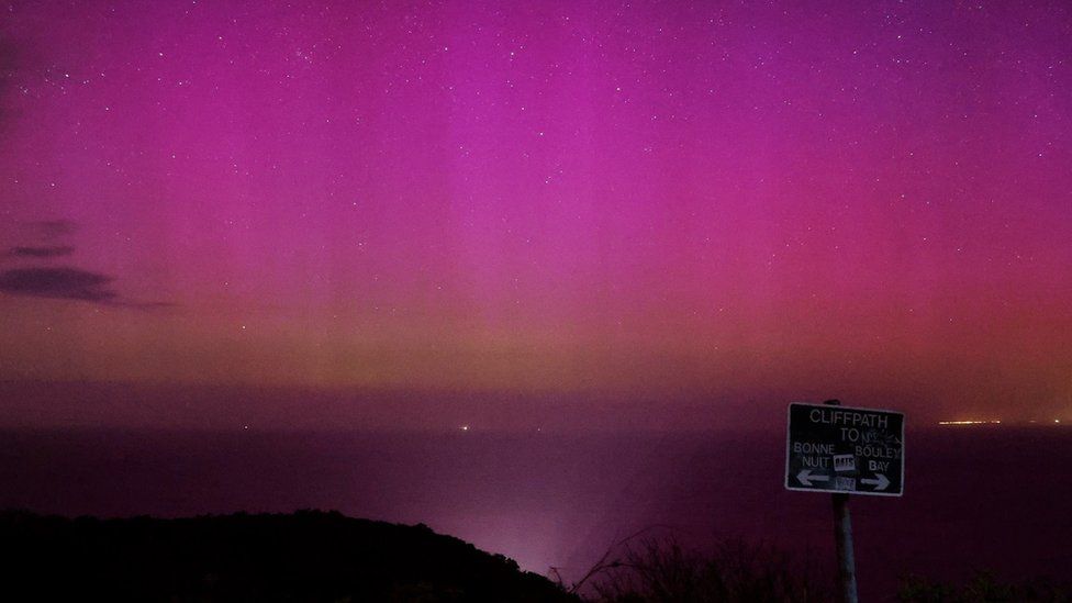 Northern Lights in Jersey and Guernsey - BBC News