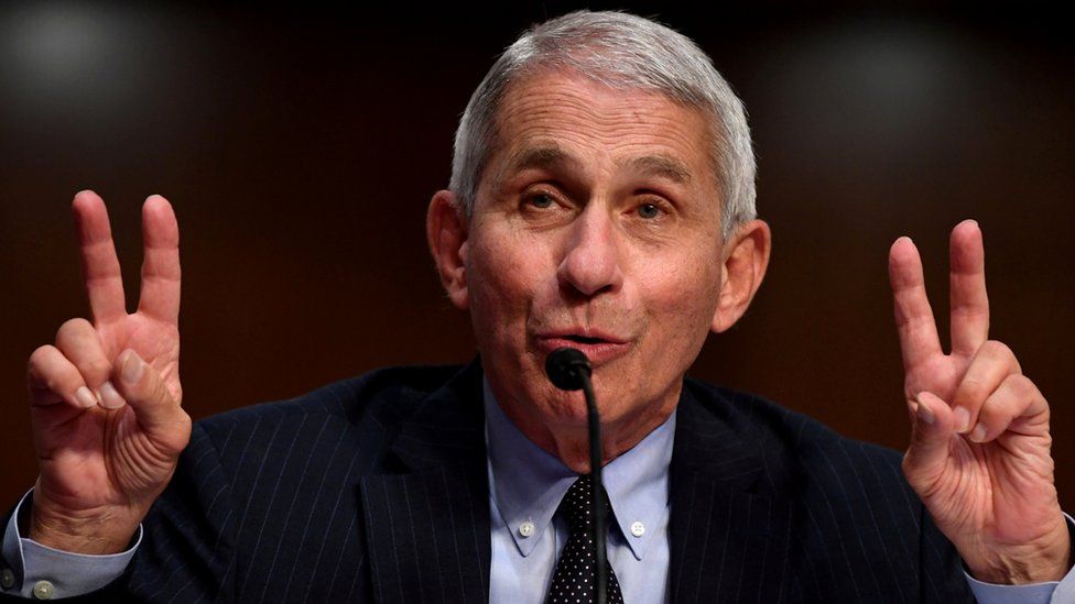 Dr Anthony Fauci, director of the National Institute for Allergy and Infectious Diseases