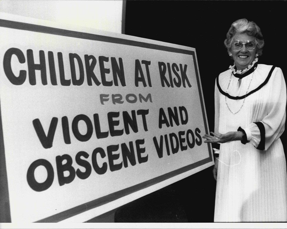 Mary Whitehouse campaigns against video pornography