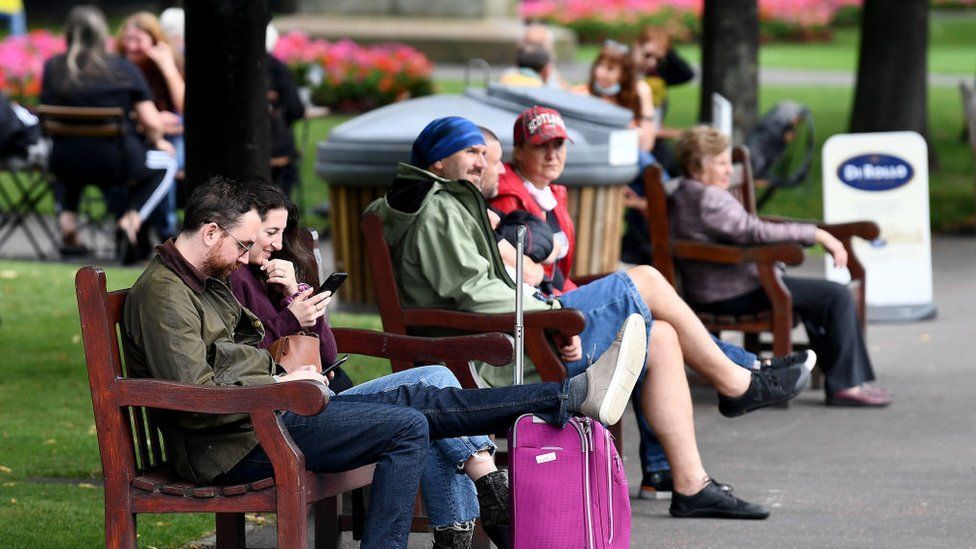 people meeting outdoors