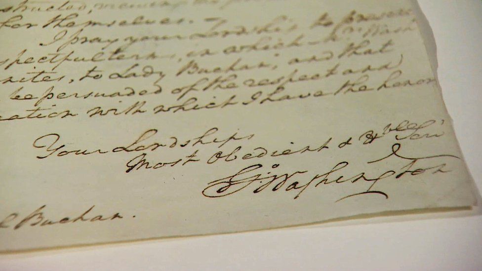 The letter was sent by George Washington to the Earl of Buchan