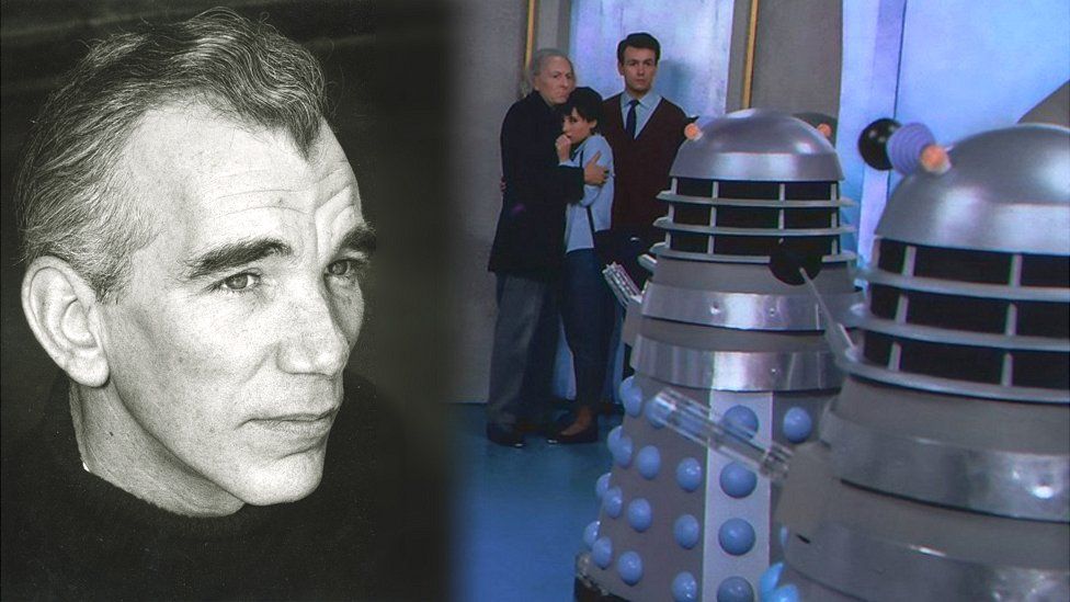 David Whittaker alongside The Daleks