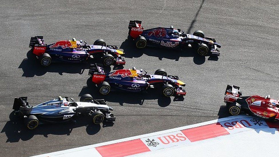 Action from the 2014 Russian Grand Prix in Sochi