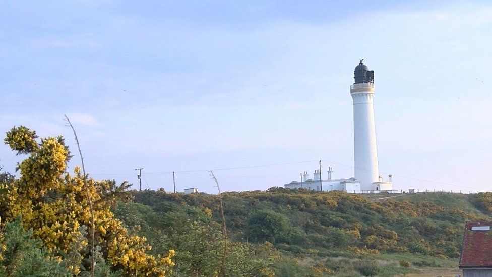 Covesea Lighthouse in Lossiemouth
