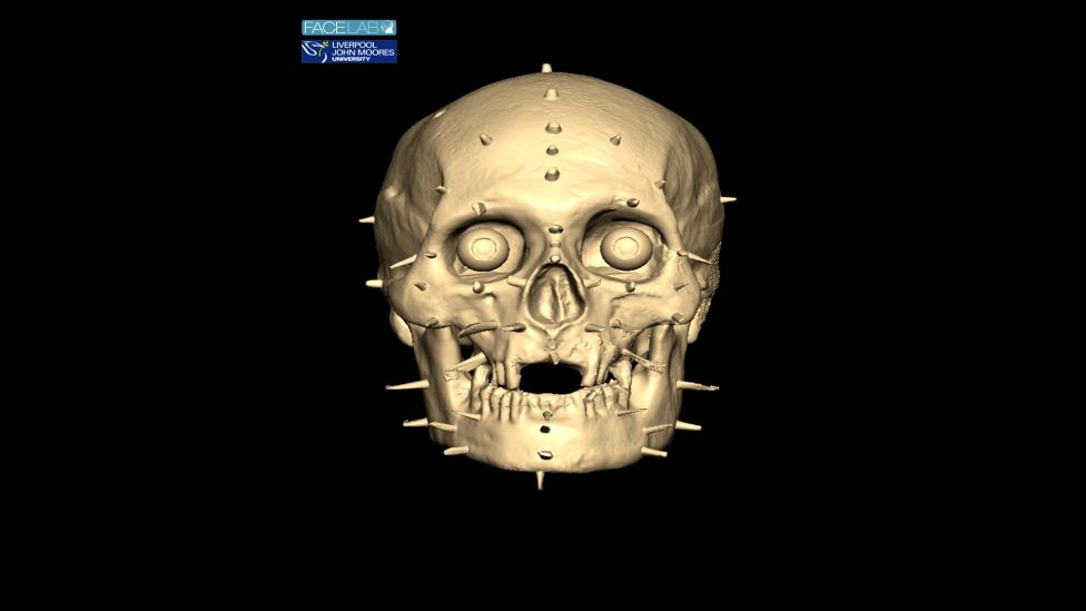 Face Lab uses computer technology to recreate the face from the skull