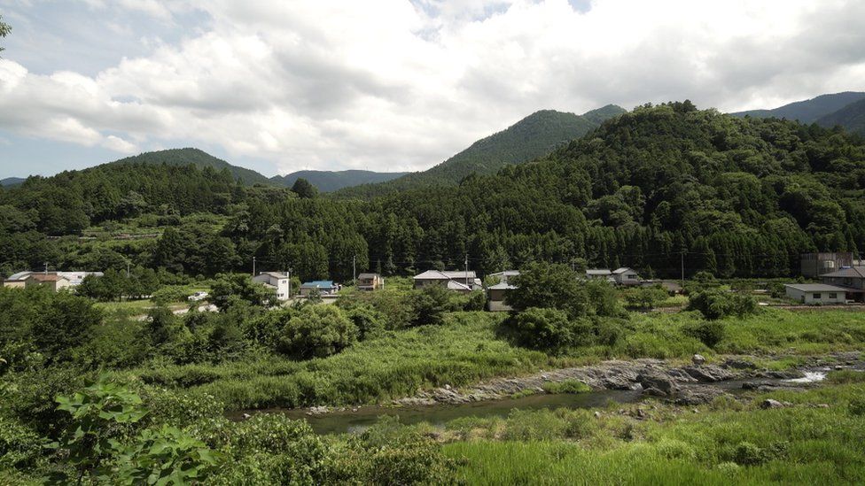 A typical village in Tokushima