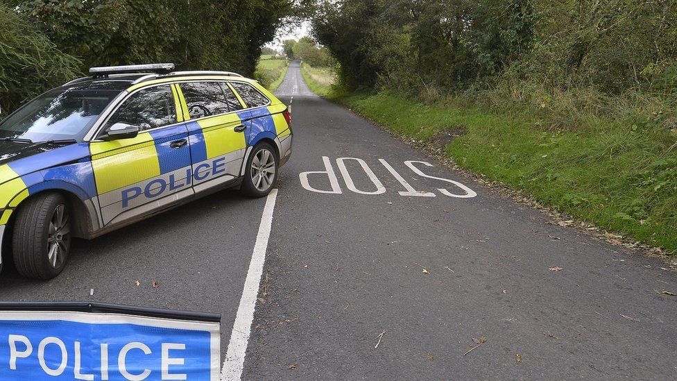 A police checkpoint