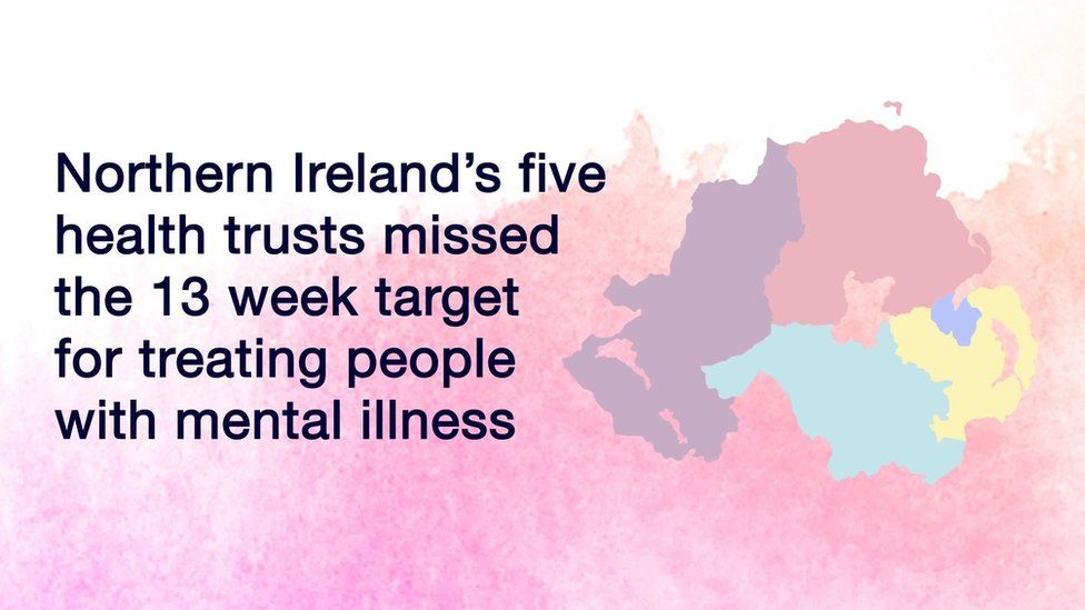 Northern Ireland mental health targets not being met BBC News