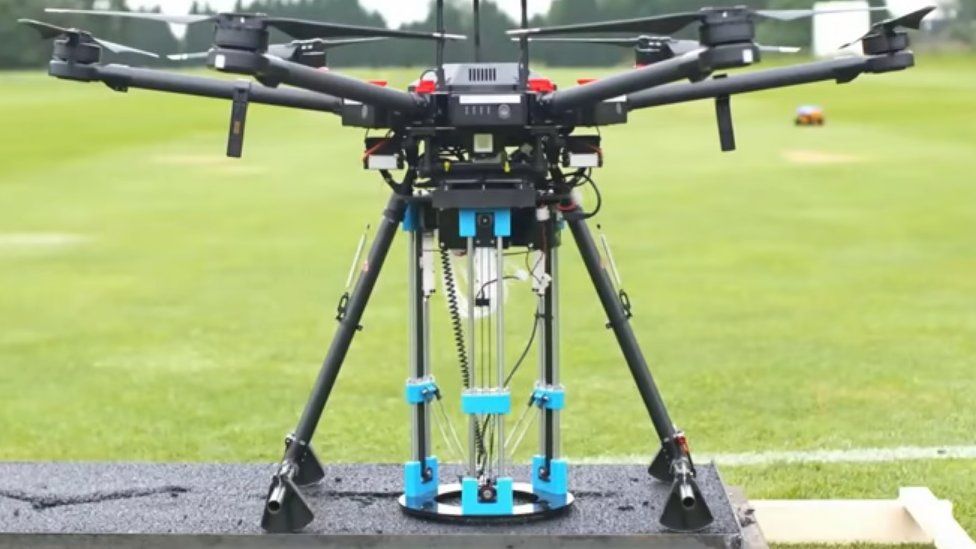 Road-repairing drone developed by the University of Leeds