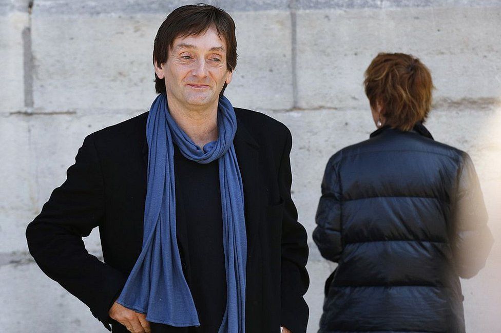 File picture of French comedian Pierre Palmade in Paris in September 2015