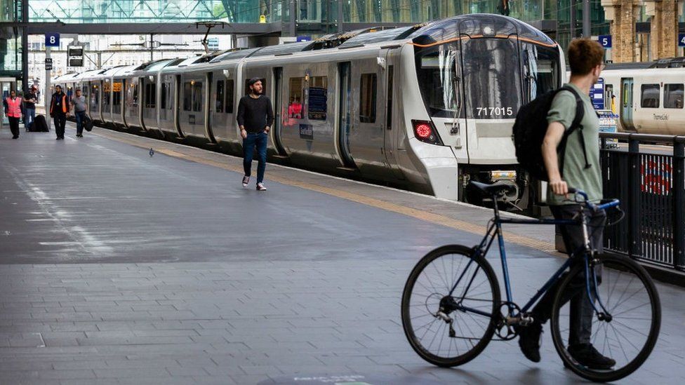 London station quiet during October rail strike 2022