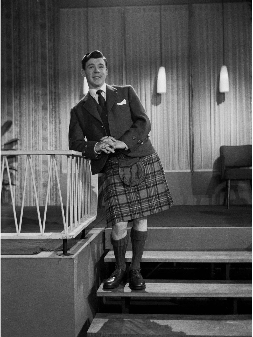 Andy Stewart was host of the hugely popular "White Heather Club"