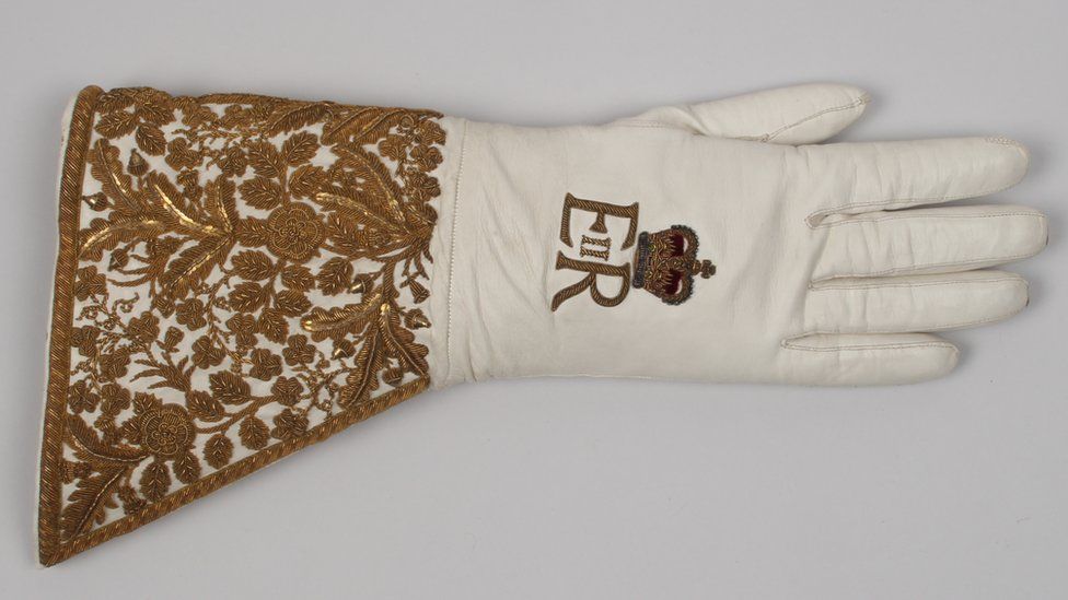 Elizabeth II coronation glove