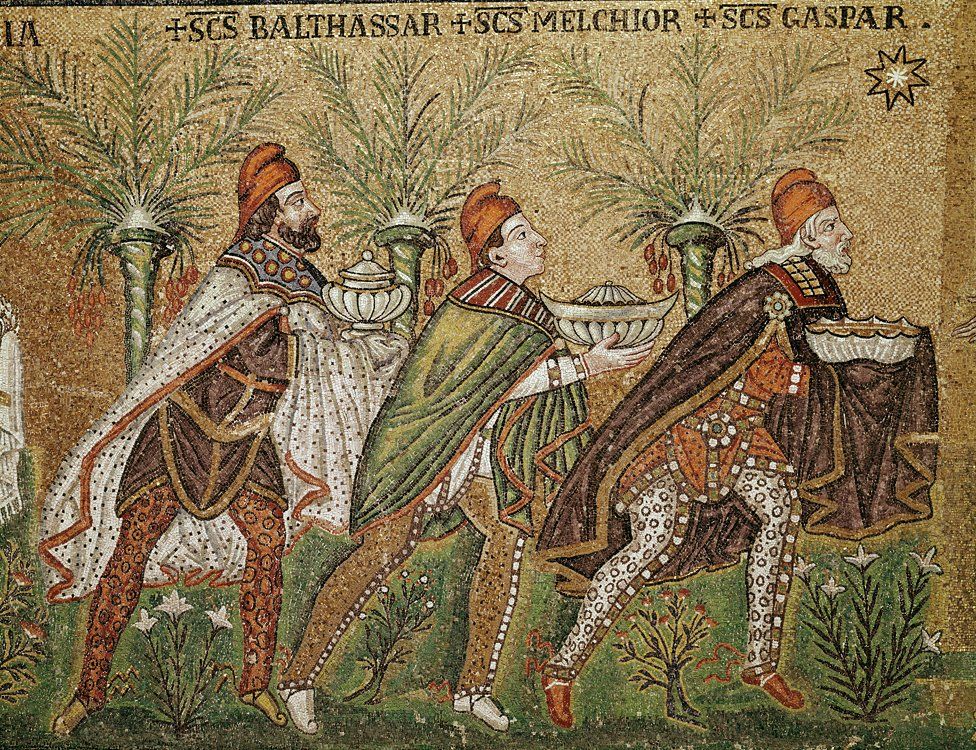 The Three Kings in the Basilica of Sant'Apollinare Nuovo Ravenna