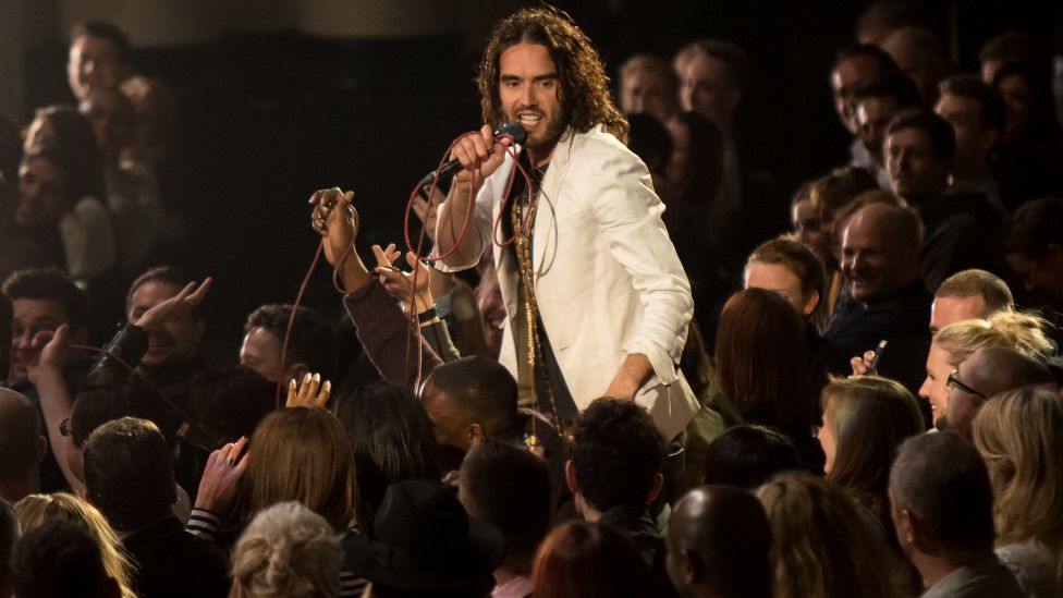 Russell Brand performs at Brixton Academy on March 9, 2014 in London, England